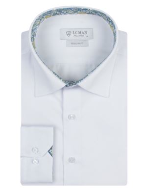 پیراهن آستین بلند  ال سی من پوشت دار   060