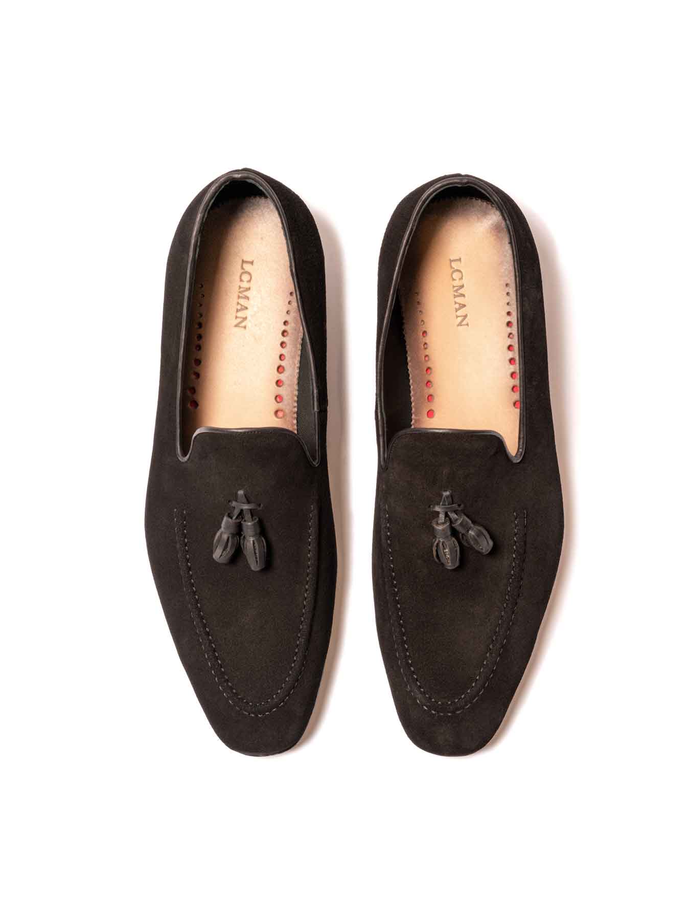 کفش جیر  بدون بند منگوله دار 351