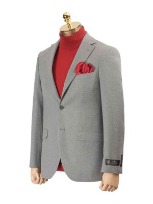 کت تک مردانه طوسی ال سی من 118