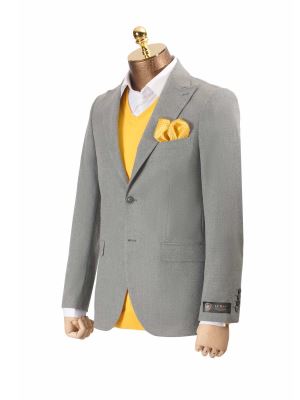 کت تک مردانه طوسی ال سی من 140