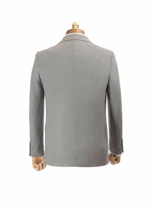 کت تک مردانه طوسی ال سی من 140