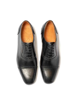 کفش چرم بند دار شش ترک زیره میکرولایت