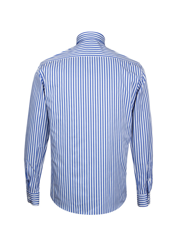 پیراهن مردانه راه راه آستین بلند ال سی من  089