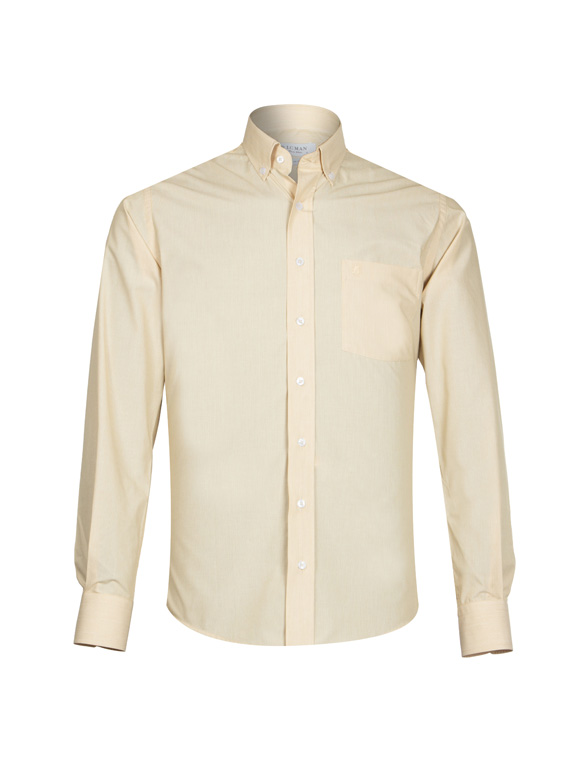 پیراهن مردانه راه راه آستین بلند ال سی من  095