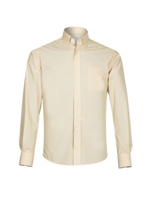 پیراهن مردانه راه راه آستین بلند ال سی من  095