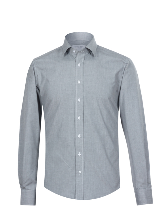 پیراهن آستین بلند  مردانه چهارخانه ال سی من 079