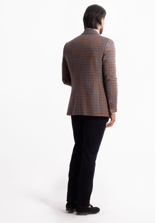 کت تک مردانه چهارخانه ال سی من 149