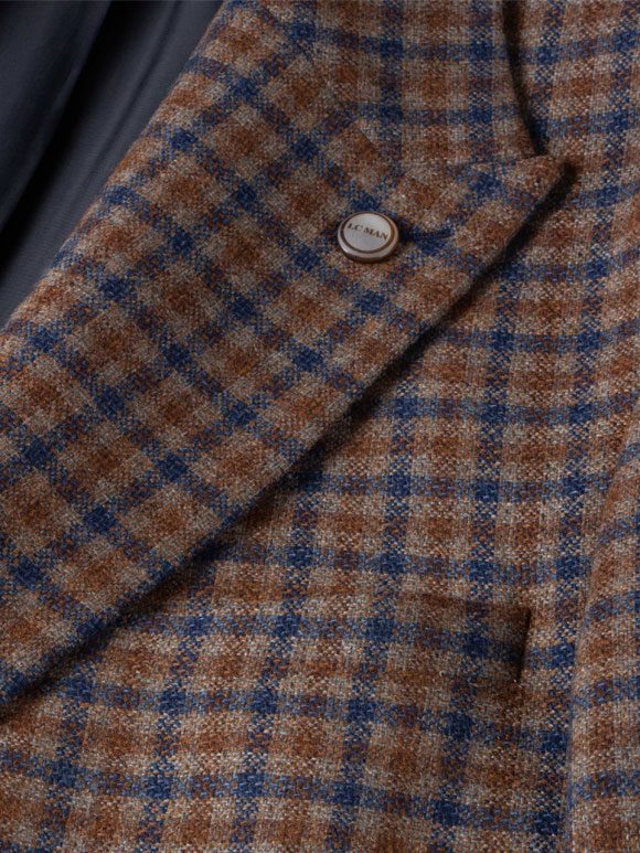 کت تک مردانه چهارخانه ال سی من 149