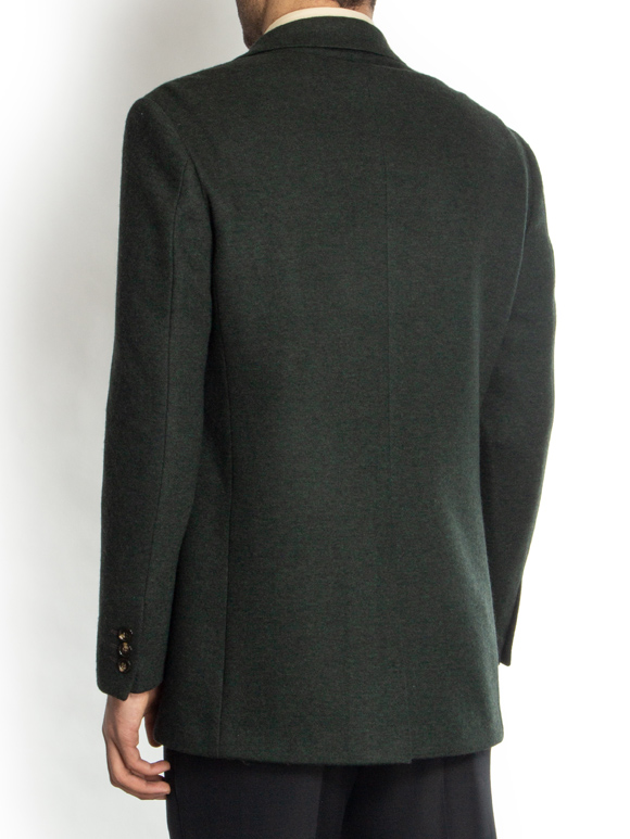 پالتو مردانه سبز ساده ال سی من 41