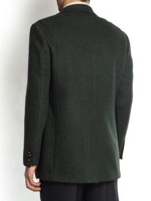 پالتو مردانه سبز ساده ال سی من 41