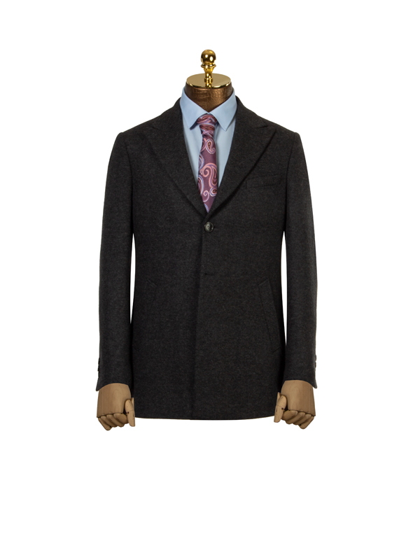 پالتو مردانه طوسی ساده  ال سی من 41