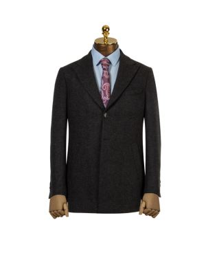 پالتو مردانه طوسی ساده  ال سی من 41