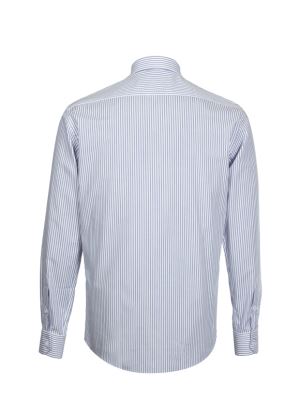 پیراهن مردانه راه راه آستین بلند ال سی من 105