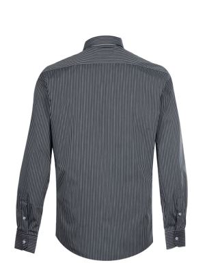 پیراهن مردانه راه راه آستین بلند ال سی من 105