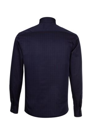 پیراهن مردانه چهارخانه آستین بلند ال سی من 110