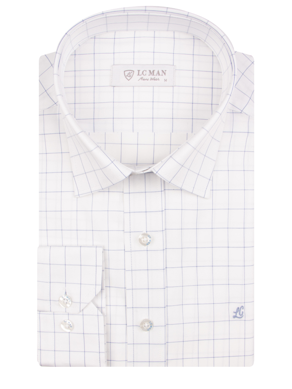 پیراهن چهارخانه آستین بلند مردانه 110