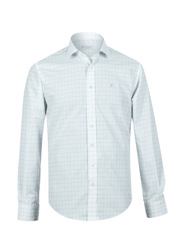 پیراهن چهارخانه آستین بلند مردانه 110