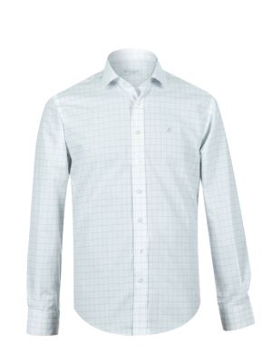 پیراهن چهارخانه آستین بلند مردانه 110