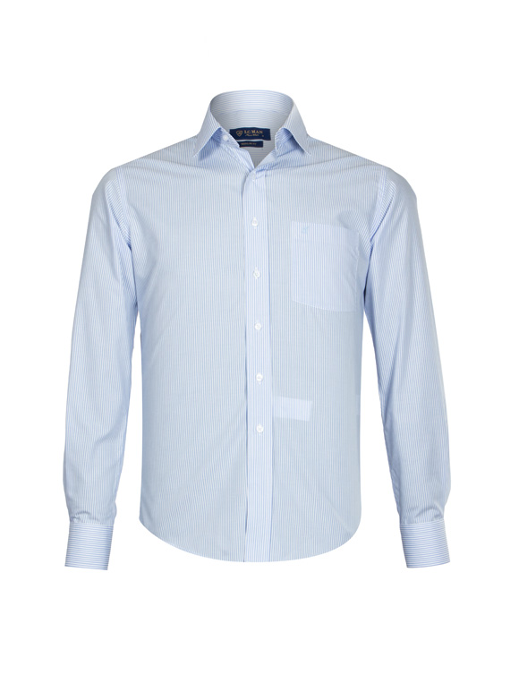 پیراهن مردانه راه راه آستین بلند ال سی من 109