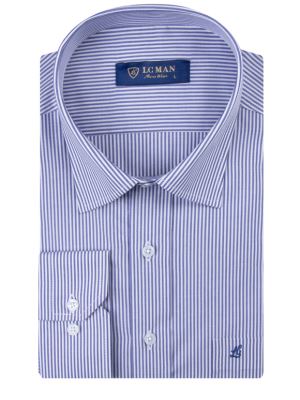 پیراهن مردانه آستین بلند راه راه ال سی من 109