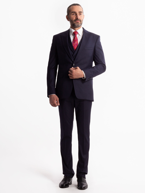 کت و شلوار و ژیله مردانه ال سی من 154