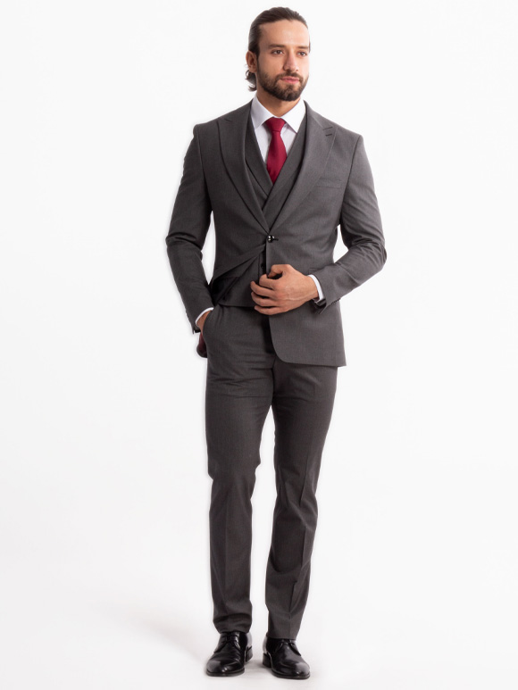 کت و شلوار و ژیله مردانه ال سی من 154