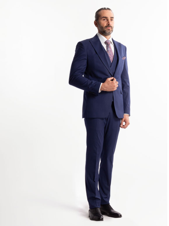 کت و شلوار و ژیله مردانه ال سی من 154