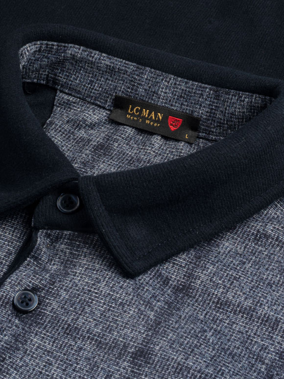 پلیور سرمه ای چهار خانه درشت سلانیک سه دکمه
