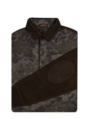 پلیور طرح گل یشمی سلانیک سه دکمه 