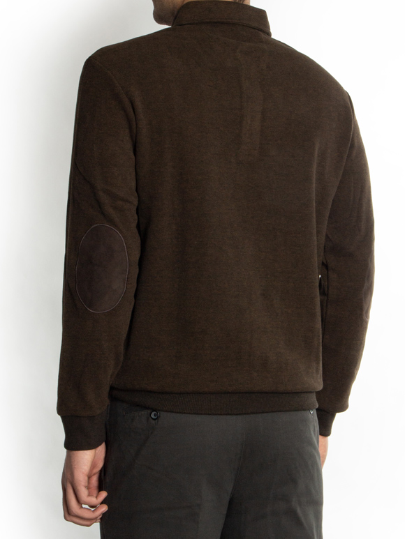 پلیور طرح گل یشمی سلانیک سه دکمه 