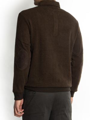 پلیور طرح گل یشمی سلانیک سه دکمه 