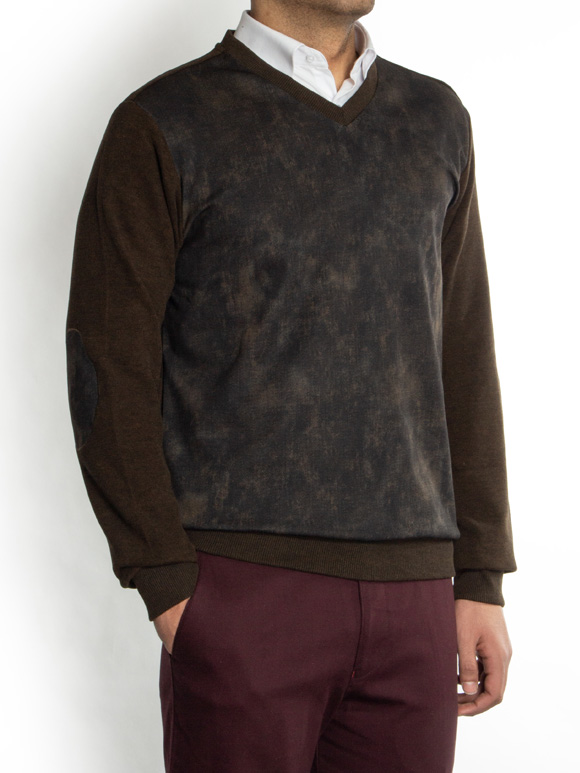 پلیور یقه هفت سلانیک کج راه