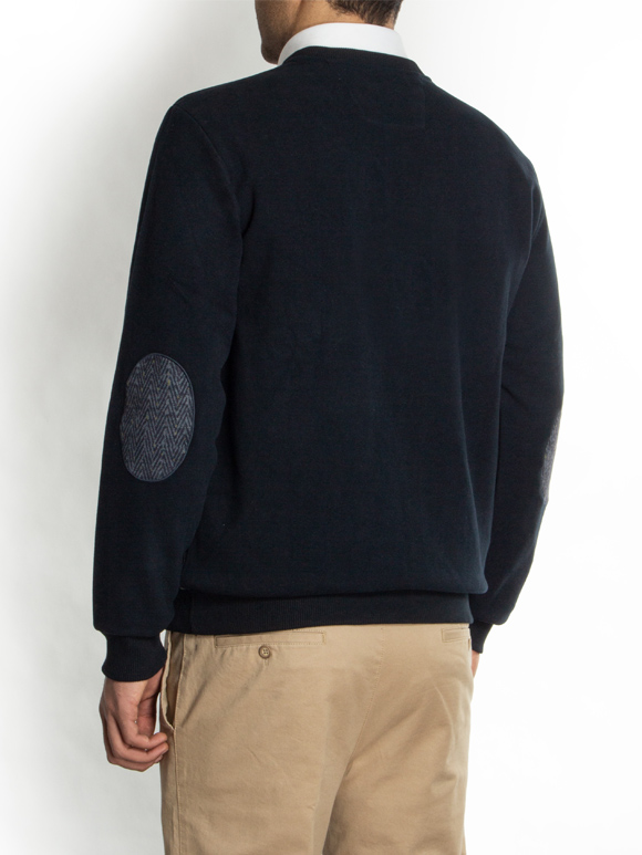 پلیور یقه هفت سلانیک طرح جناقی