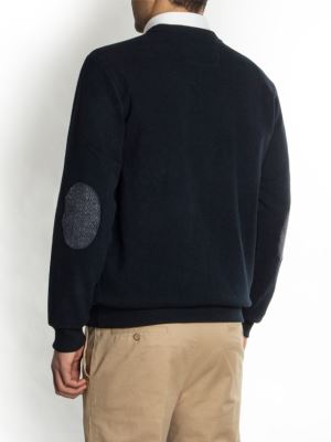 پلیور یقه هفت سلانیک طرح جناقی