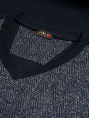 پلیور یقه هفت سلانیک طرح جناقی