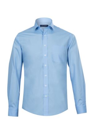 پیراهن آستین بلند مردانه آبی ال سی من 4