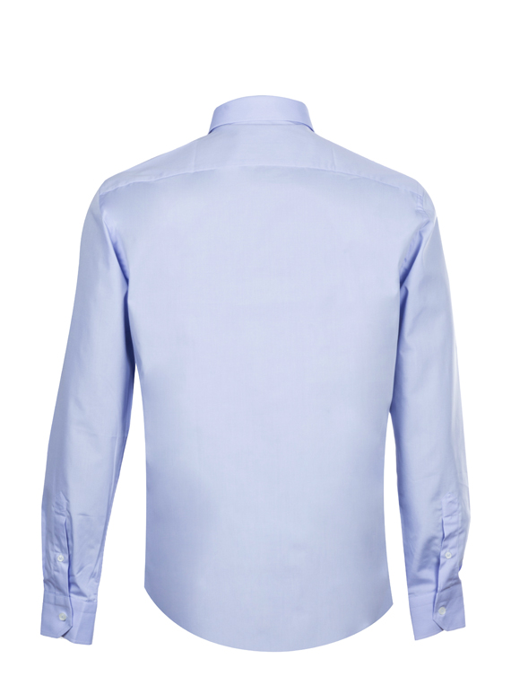 پیراهن مردانه آبی روشن آستین بلند ال سی من 11