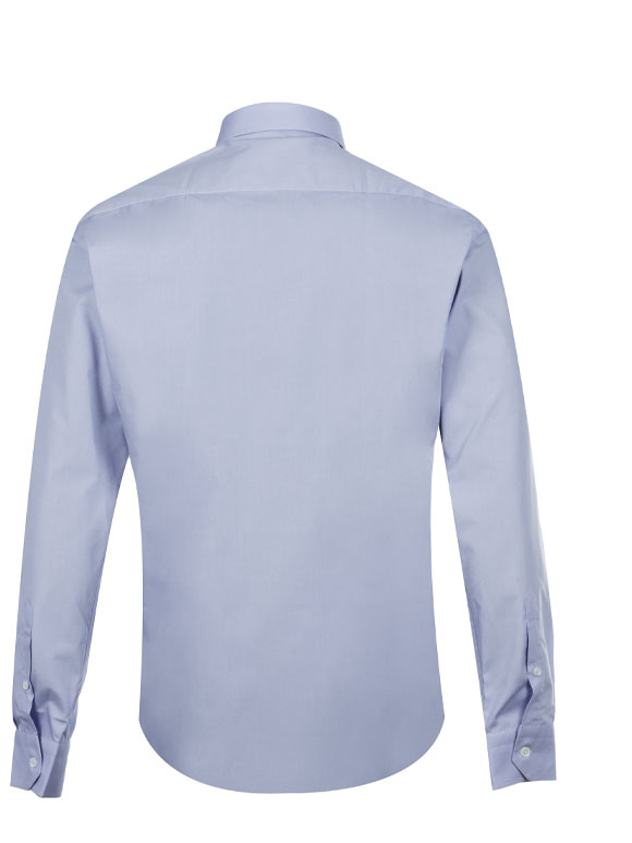 پیراهن مردانه آبی روشن آستین بلند ال سی من 12