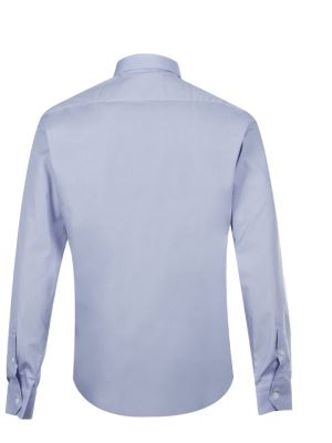 پیراهن مردانه آبی روشن آستین بلند ال سی من 12