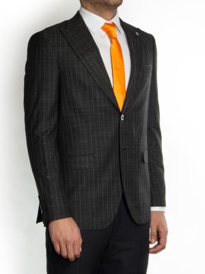 کت تک مردانه راه راه ال سی من  196