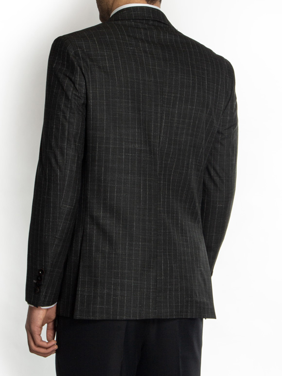 کت تک مردانه راه راه ال سی من  196