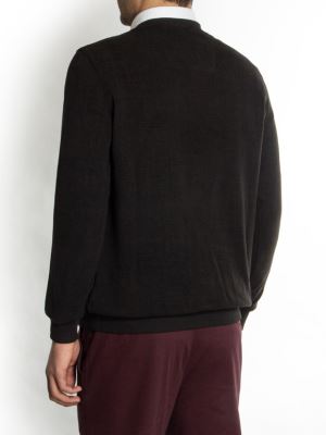 پلیور یقه هفت مشکی ال سی من 25