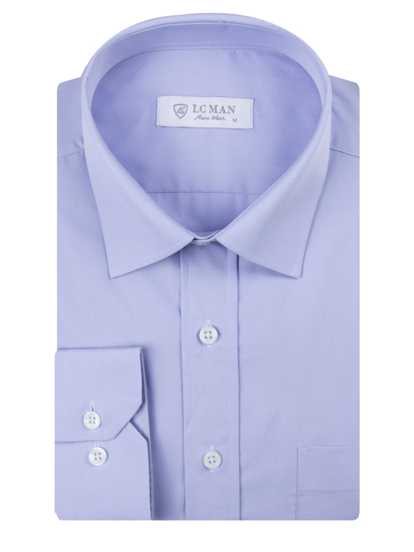 پیراهن مردانه ساده آستین بلند ال سی من 7 