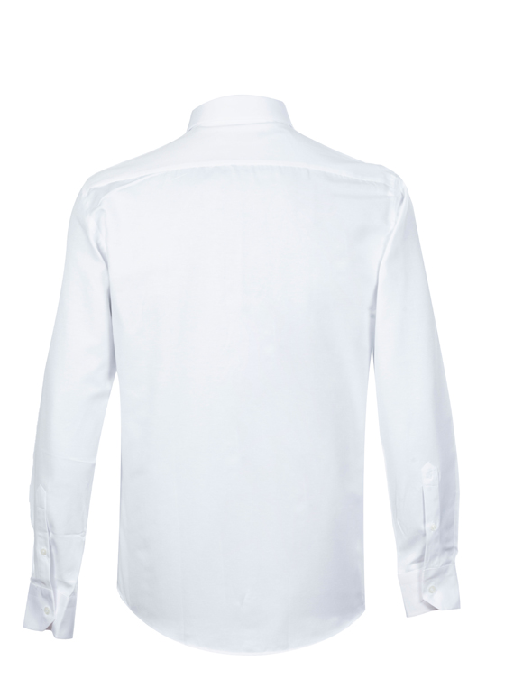 پیراهن مردانه سفید آستین بلند ال سی من 131