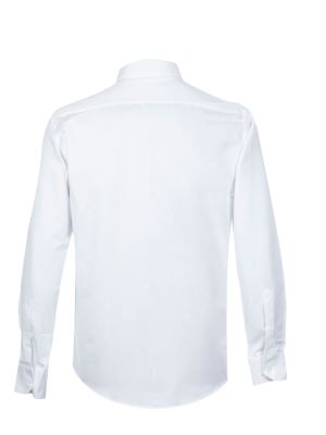 پیراهن مردانه سفید آستین بلند ال سی من 131