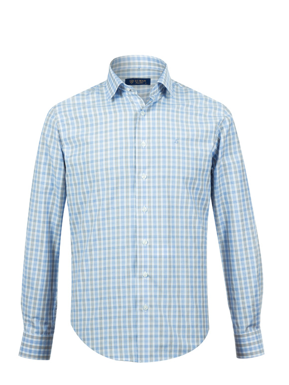 پیراهن چهارخانه آستین بلند مردانه 128