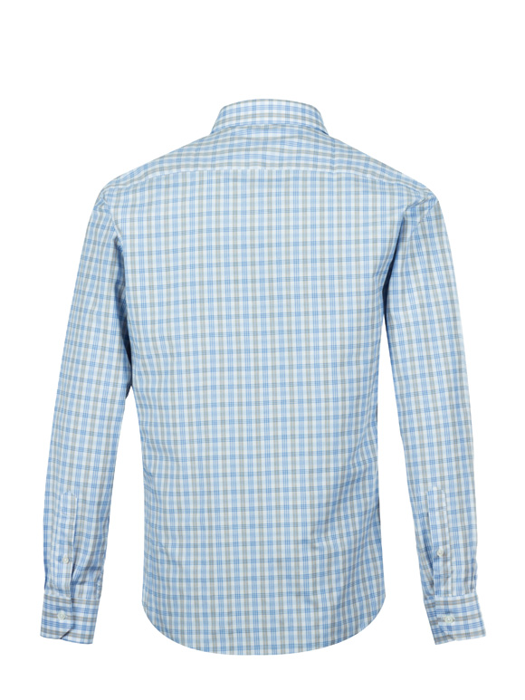 پیراهن چهارخانه آستین بلند مردانه 128