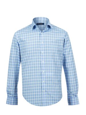 پیراهن چهارخانه مردانه آستین بلند 128