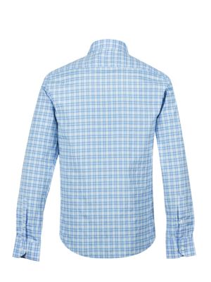 پیراهن چهارخانه مردانه آستین بلند 128