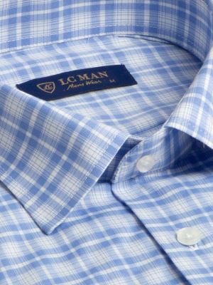 پیراهن چهارخانه مردانه آستین بلند 128